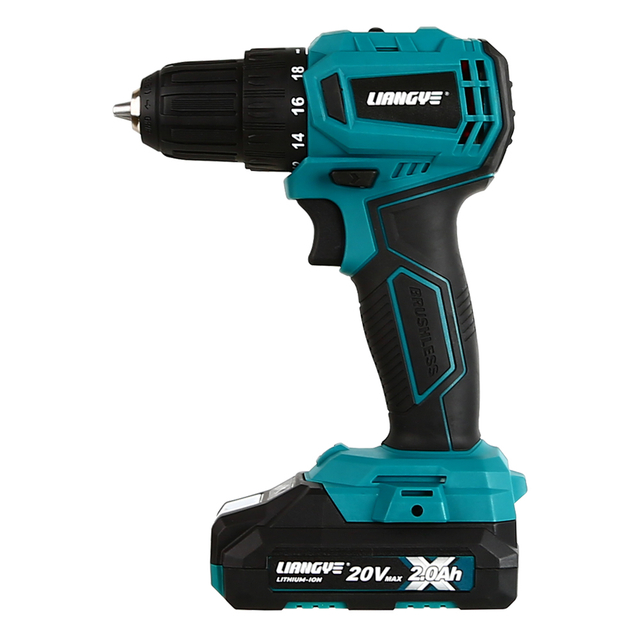 liantgy 20v បង្រួមការខួងខ្សែពួរគ្មានខ្សែដែលគ្មានខ្សែ 787-7